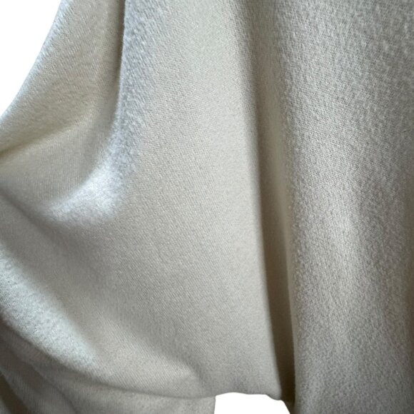 Free People Cooper Striped Knit Top Ivory Yellow Blue Oversized Slouchy Top SZ:L - Picture 7 of 12